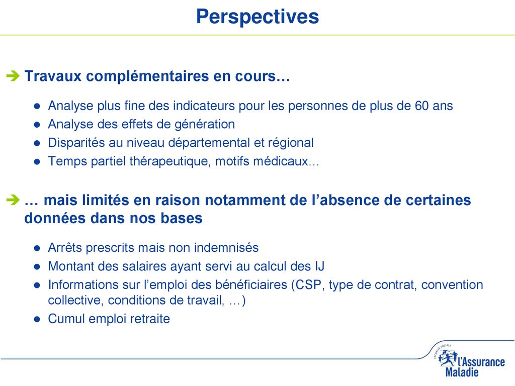 Les arrêts maladie entre 2009 et 2017 évolutions et éléments